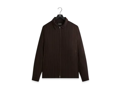 Kith Flannel Marquis Zip Up Shirt "Kindling"