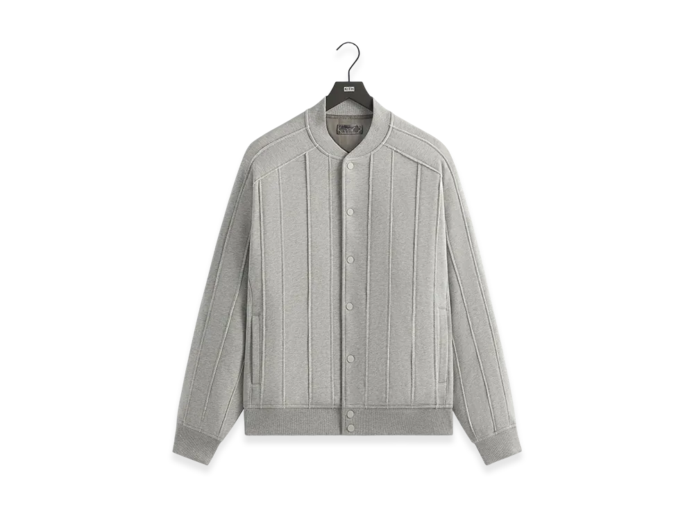 Kith Marvin Bomber Jacket "Mid Heather Grey"