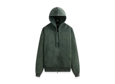 Kith Antique Wash Full Zip Nelson Hoodie "Stadium"