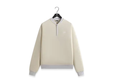 Kith Quarter Zip Terry Nelson Crewneck "Sandrift"
