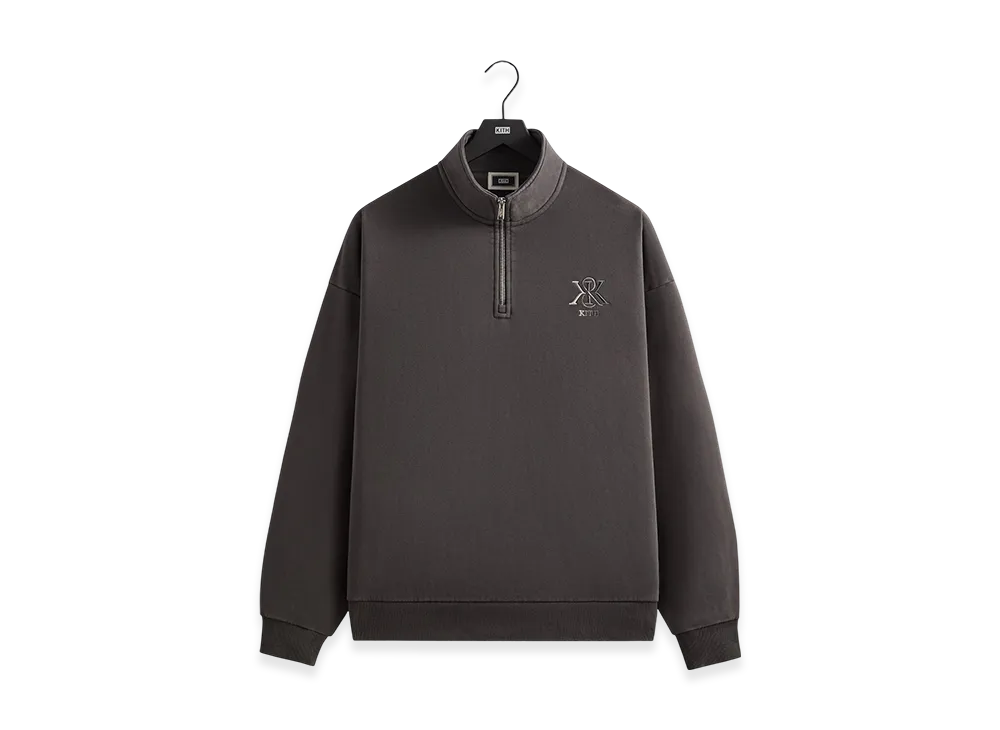 Kith Nelson Quarter Zip "Carbon"