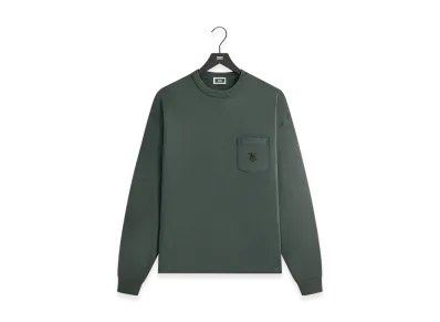 Kith Sueded Jersey Long Sleeve Leonard Pocket Tee "Machine"