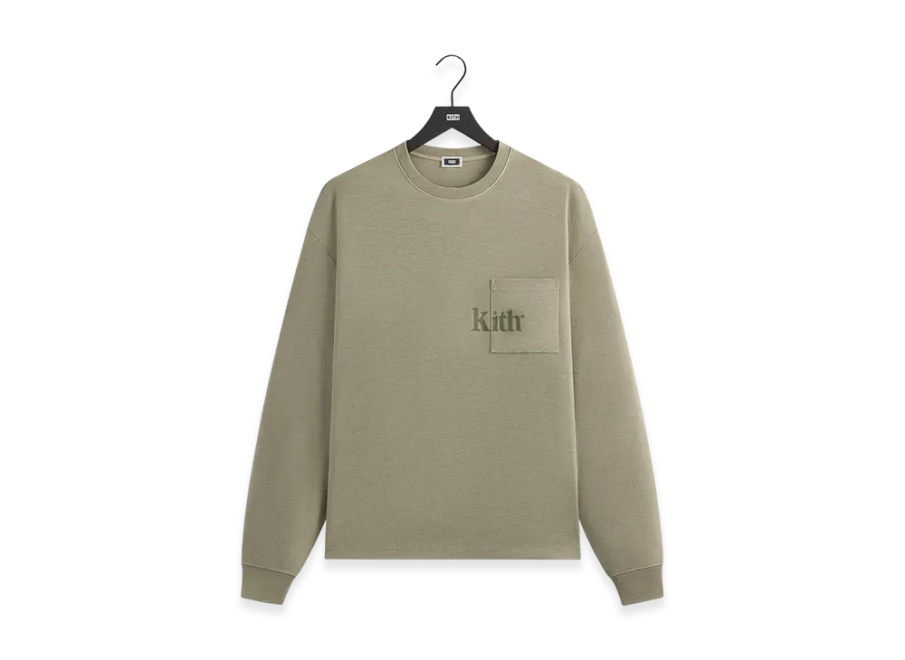 Kith Long Sleeve Quinn Tee "Haze"