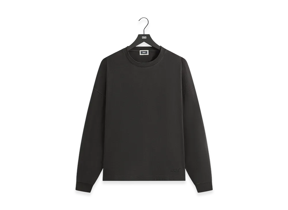 Kith Long Sleeve Lawson Tee "Black"
