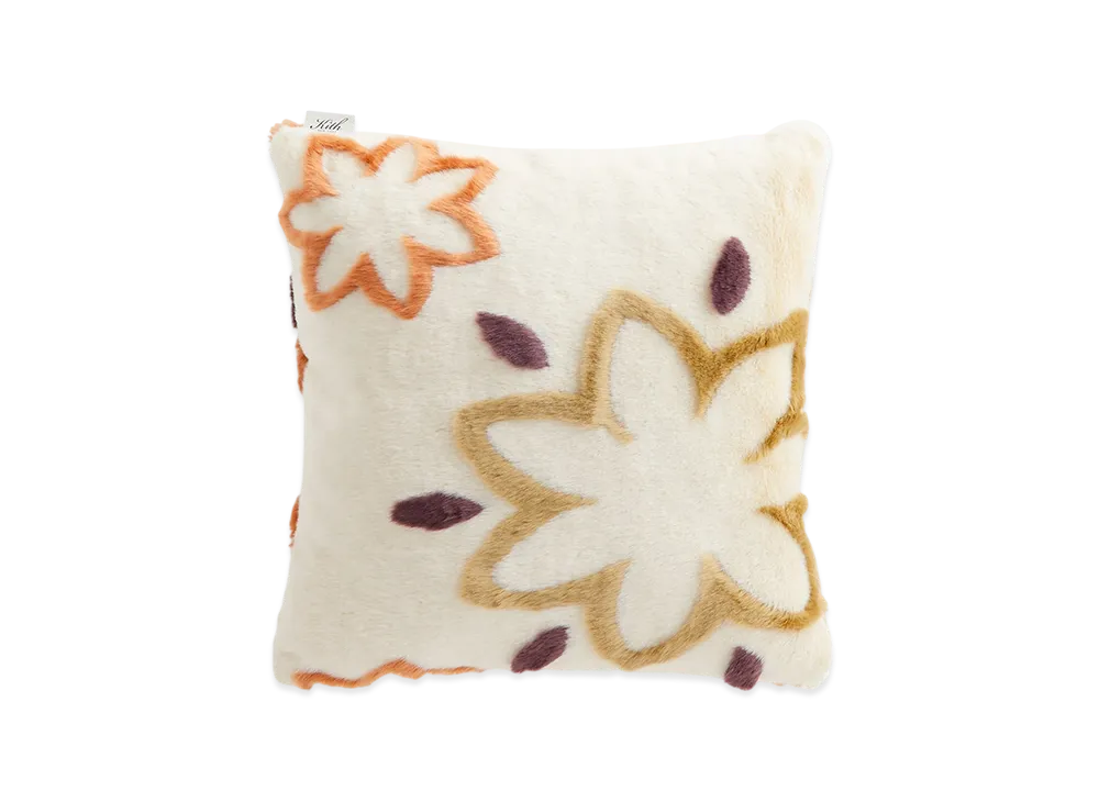 Kith Paisley Faux Fur Pillow "Sandrift"