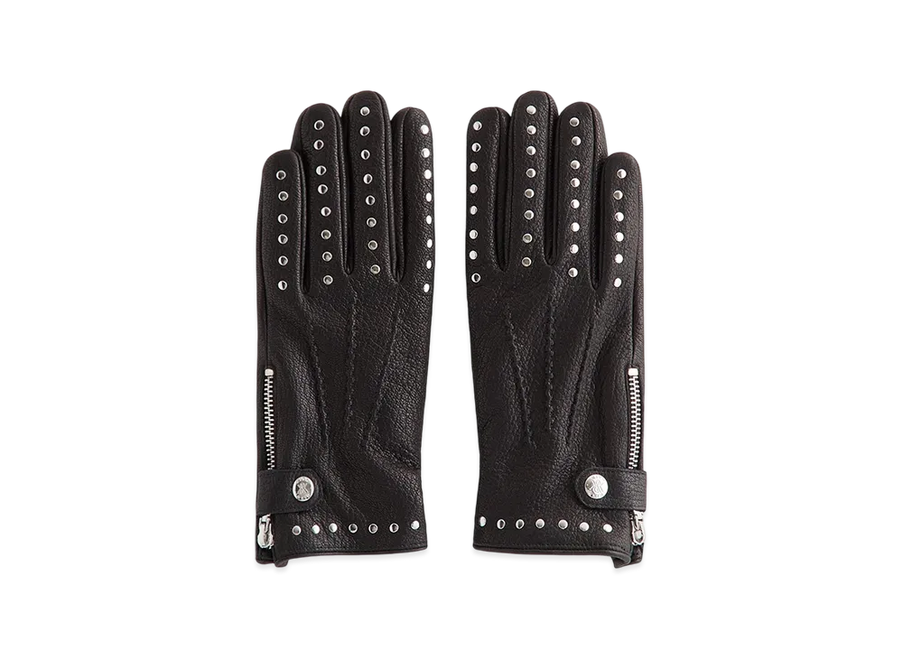 Kith Studded Leather Glove "Black"