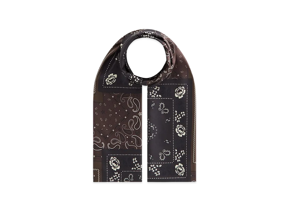 Kith Printed Paisley Silk Scarf "Kindling"