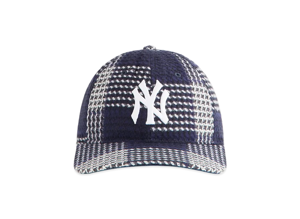 Kith x '47 for the New York Yankees Textured Plaid Franchise LS Cap "Nocturnal"