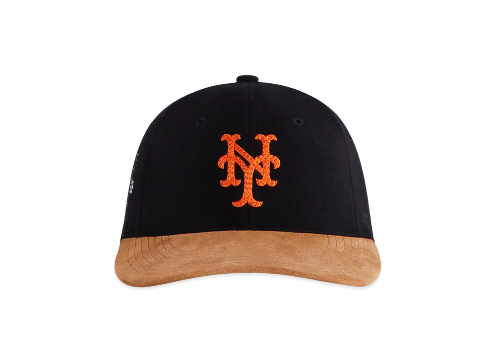 Kith x '47 for the New York Mets Heavy Twill Suede Brim Franchise LS Cap "Black"