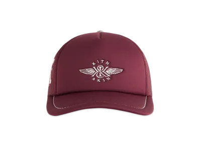 Kith Pick Stitch Poly Nolan Trucker Hat "Magma"