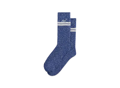 Kith Calf Stripe Marled Crew Sock "Cyclone"