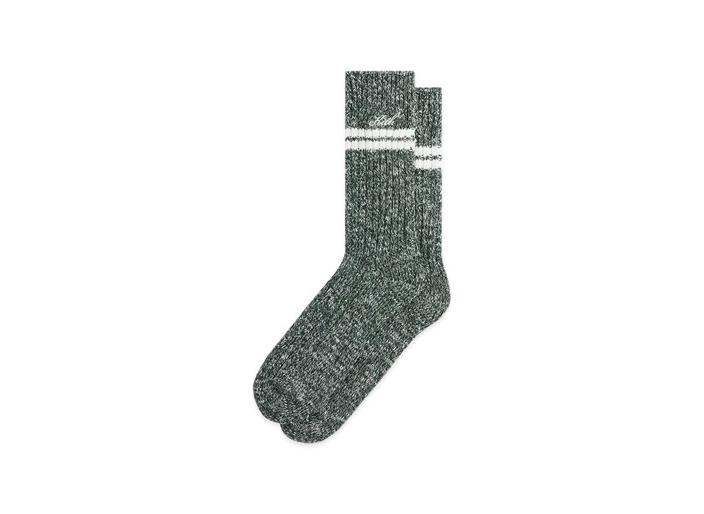 Kith Calf Stripe Marled Crew Sock "Stadium"