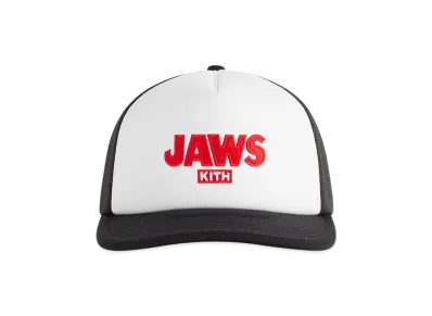 Kith x JAWS Ripple Poly Foam Nolan Trucker Hat "Black"