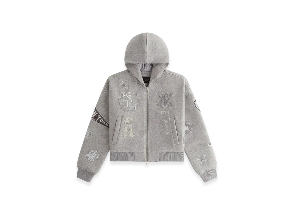 Kith Women's Miyo Melton Hooded Jacket "Hallow"
