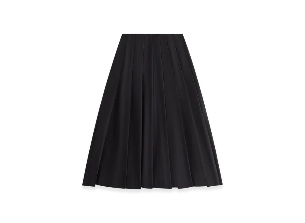 Kith Women's Nadira Nylon Pleated Skirt "Black"