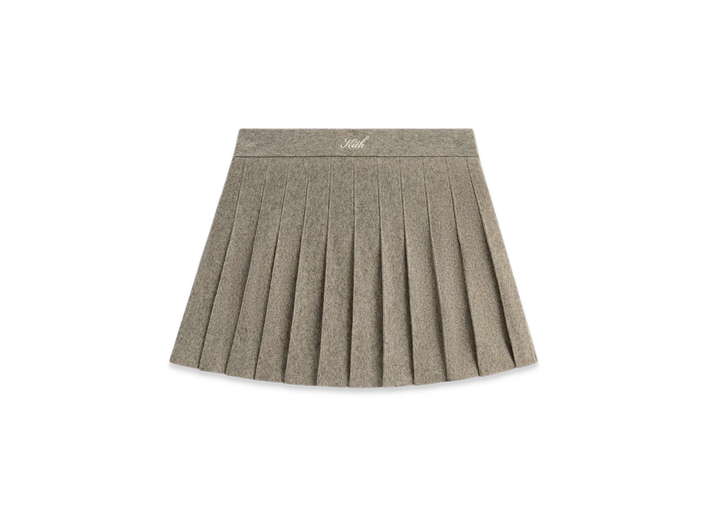Kith Women's Hana Pleated Sweater Skirt "Grey"