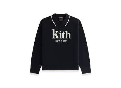 Kith Women's Ashwin Polo Sweater "Black"