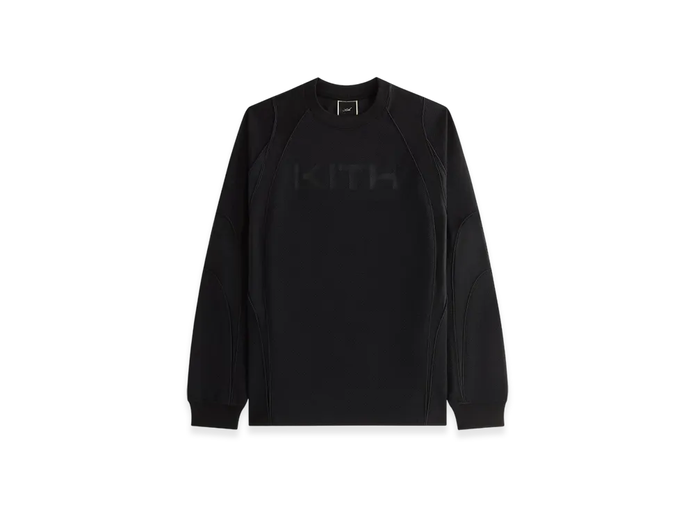 Kith Women's Ridley Panelled Tech Long Sleeve "Black"