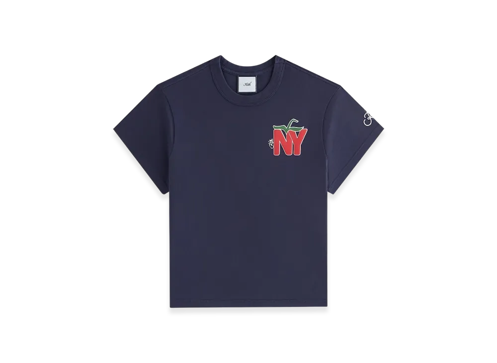 Kith Women's Mulberry NY Apple Vintage Tee "Nocturnal"