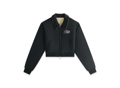 Kith Women's Reversible Landry IV Cropped Bomber Jacket "Black"