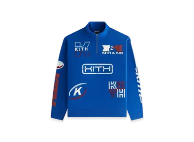 Kith Women's Hunter III Sport Logo Quarter Zip "Current"