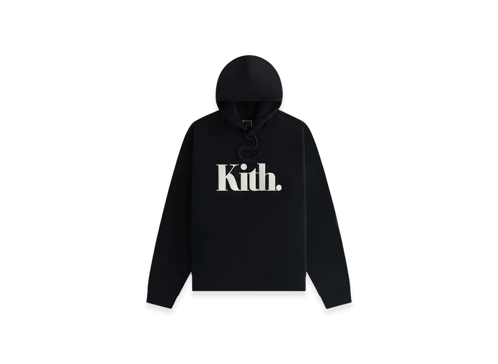 Kith Women's Maverick Punctuated Logo Hoodie "Black"