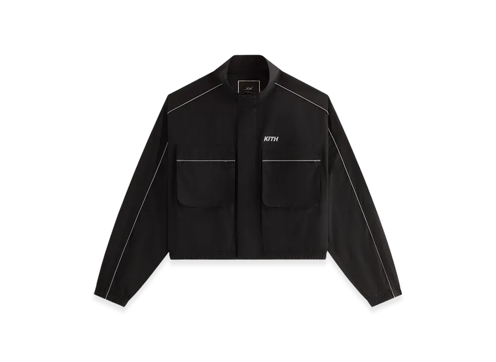 Kith Women's Lowen Nylon Track Jacket "Black"