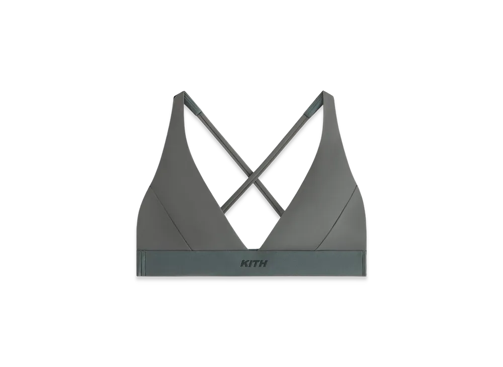 Kith Women's Cay Plunge Active Bra "Machine"