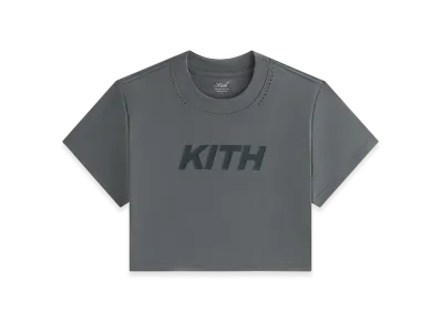 Kith Women's Misha Crop Speed Logo Tee "Machine"