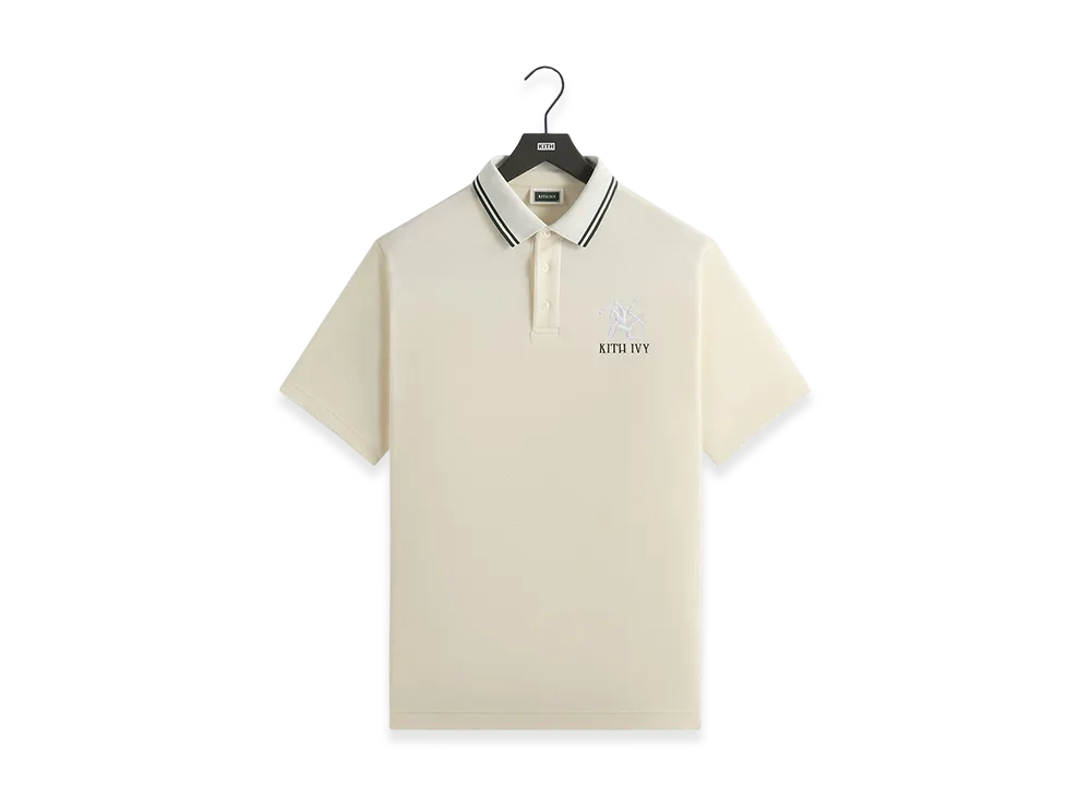 Kith Ivy Tipped Polo "Sandrift"