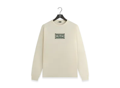 Kith Ivy Classic Logo Long Sleeve Tee "Sandrift"