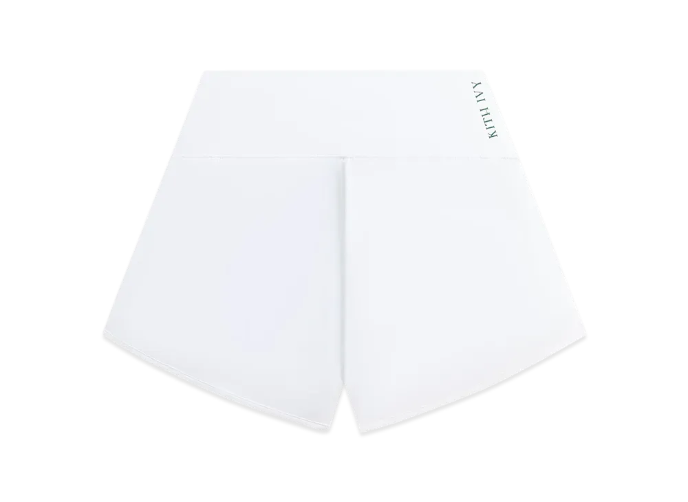 Kith Ivy For Wilson Women's Lined Split Court Short "White"