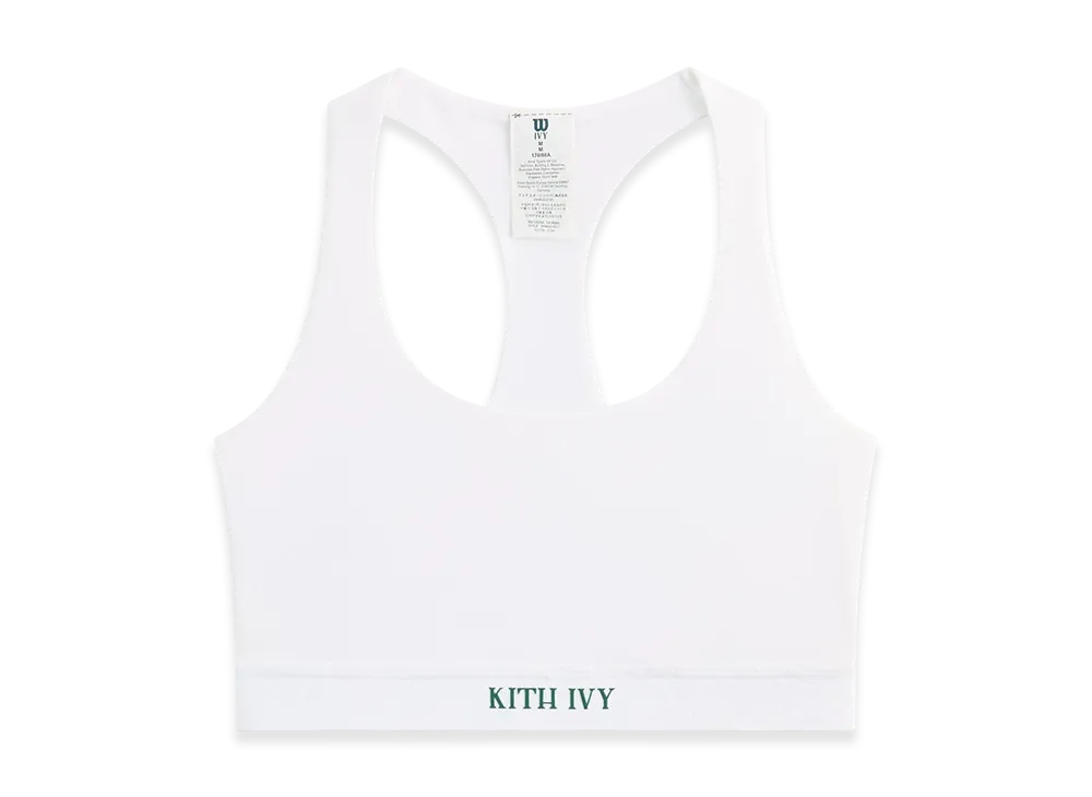Kith Ivy For Wilson Women's Doubles Racerback Bra "White"