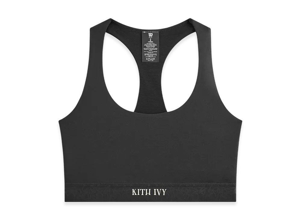 Kith Ivy For Wilson Women's Doubles Racerback Bra "Black"
