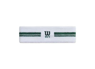 Kith Ivy For Wilson Terry Stripe Headband "White"