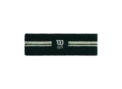 Kith Ivy For Wilson Terry Stripe Headband "Ivy Green"