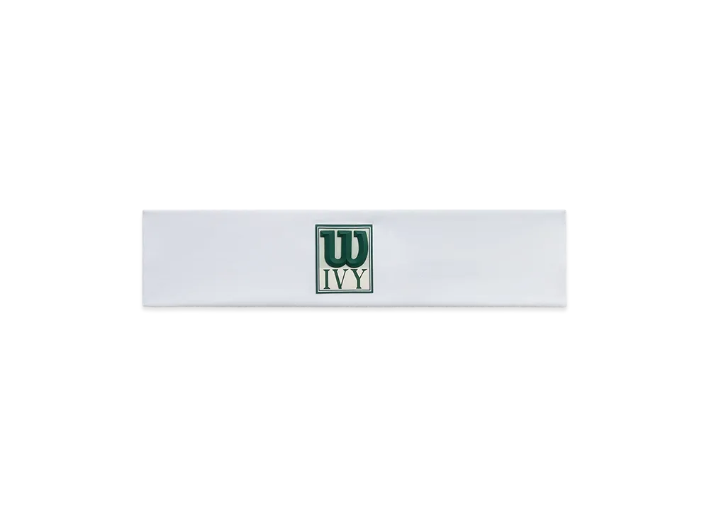 Kith Ivy For Wilson Logo Wide Headband "White"