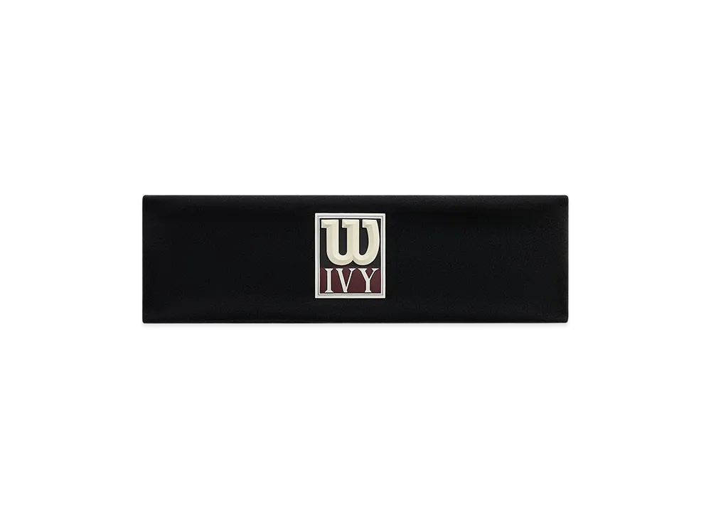 Kith Ivy For Wilson Logo Wide Headband "Black"