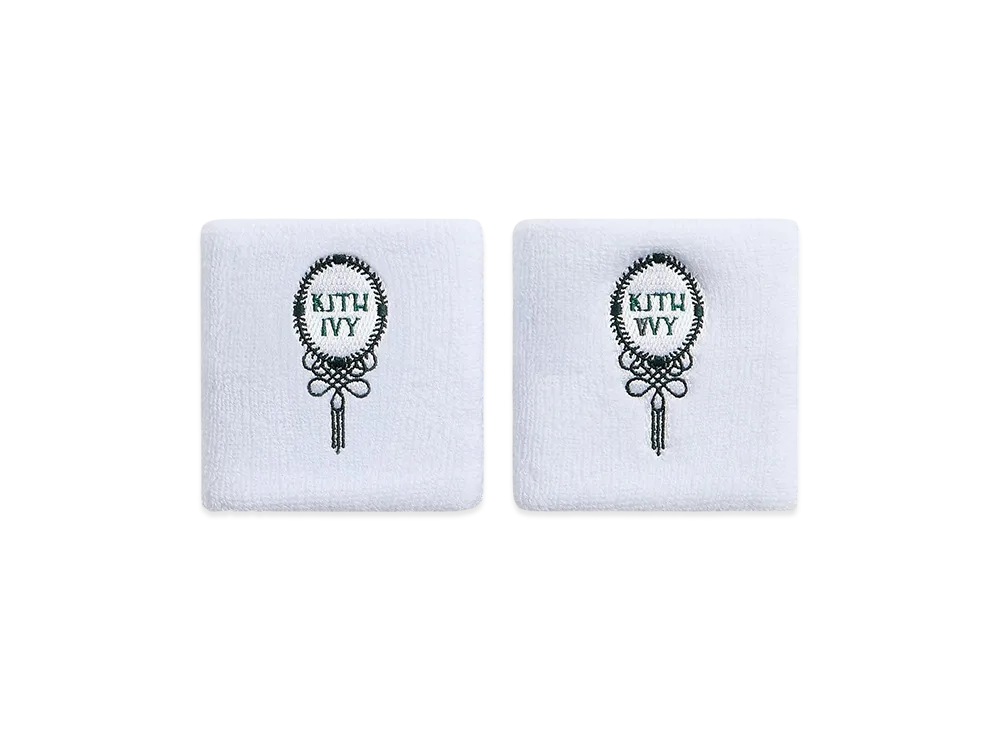 Kith Ivy For Wilson Classic Terry Wristbands "White"