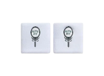 Kith Ivy For Wilson Classic Terry Wristbands "White"