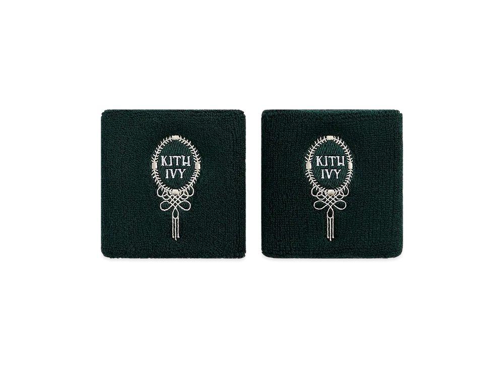 Kith Ivy For Wilson Classic Terry Wristbands "Ivy Green"