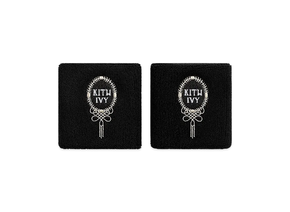 Kith Ivy For Wilson Classic Terry Wristbands "Black"