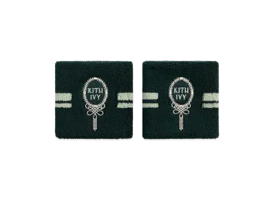 Kith Ivy For Wilson Terry Stripe Wristbands "Ivy Green"