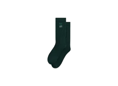 Kith Ivy For Wilson Performance Crew Socks "Ivy Green"