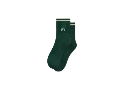 Kith Ivy For Wilson Quarter Top Socks "Ivy Green"