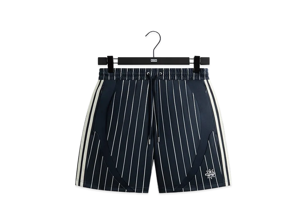Kith x adidas Football Pinstripe Short "Nocturnal"