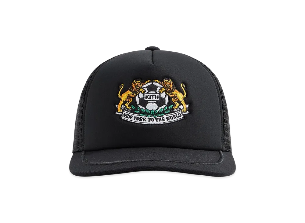 Kith x adidas Football Trucker Hat "Black"