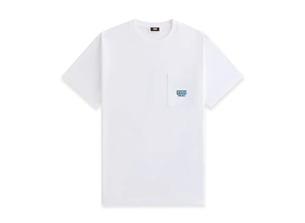 Kith Treats Swirling Live Tour Vintage Pocket Tee "White"