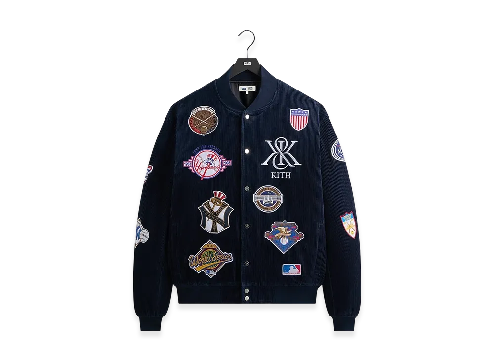 KITH ブラック ジャケット Kithがニューヨーク・ヤンキースとのコラボコレクションを