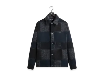 Kith x The New York Yankees Patchwork Wool Coaches Jacket "Nocturnal"